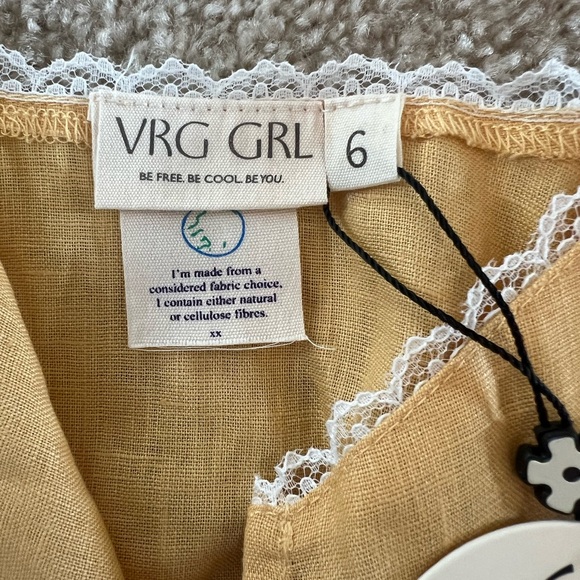 Verge Girl Yellow Button-Front Blouse - Picture 3 of 4